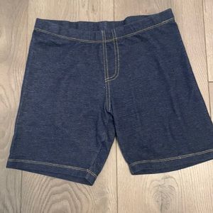 Kids Jean Biker Shorts